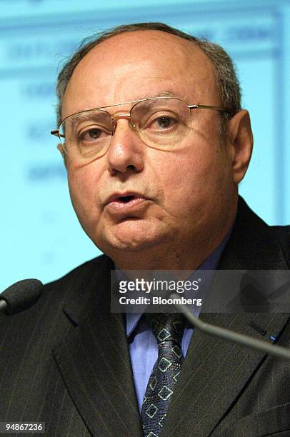 Jacques Espinasse,chief financial officer of Vivendi Universal SA, speaks during a press conference in Paris, France, March 17, 2004. Vivendi...