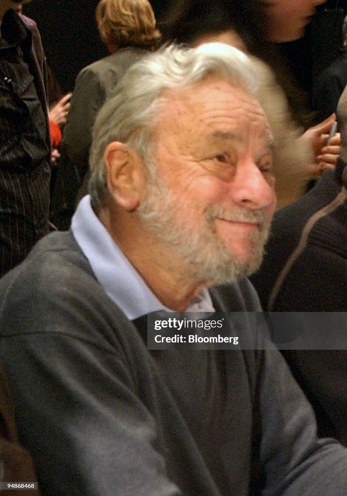 Stephen Sondheim, who wrote the music and lyrics for the mus
