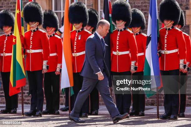 Hon Dr Joseph Muscat of Malta arrives to the Executive Session of the Commonwealth Heads of Government in London, England, April 19, 2018.