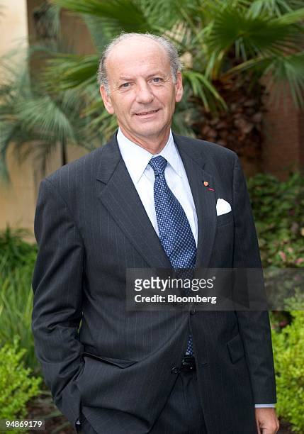Dr. Jean-Pierre Garnier, CEO, GlaxoSmithKline Plc., is pictured at Kiawah Island, South Carolina on Friday, October 07, 2005.