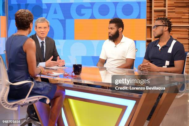 Rashon Nelson and Donte Robinson, the two men arrested at a Starbucks, tell their story on "Good Morning America," Thursday, April 19 airing on the...