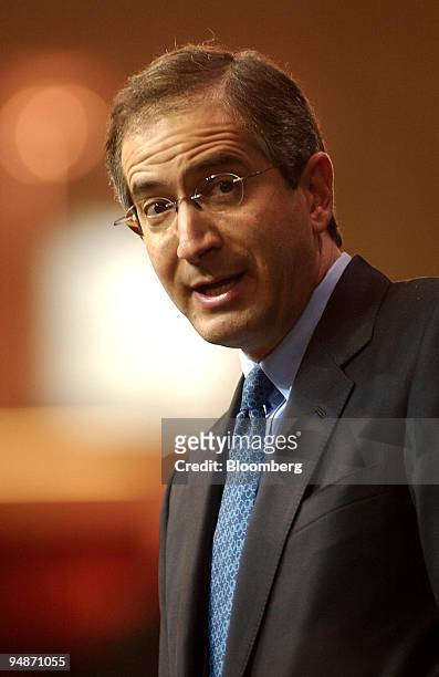 Comcast Corp. President and CEO Brian Roberts speaks at the Boston College Finance Conference in Boston, Massachusetts, on Friday, March 12, 2004.