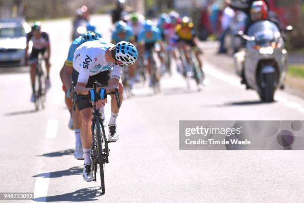 Christopher Froome of Great Britain and Team Sky / during the 42nd Tour of the Alps 2018, Stage 4 a 134,4km stage from Chiusa/Klausen to Lienz on...