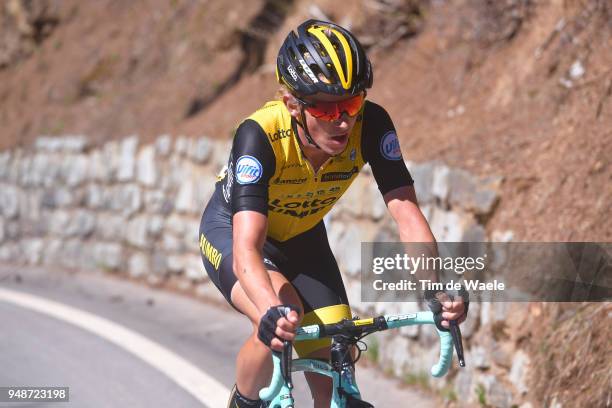 Koen Bouwman of The Netherlands and Team LottoNL - Jumbo / during the 42nd Tour of the Alps 2018, Stage 4 a 134,4km stage from Chiusa/Klausen to...