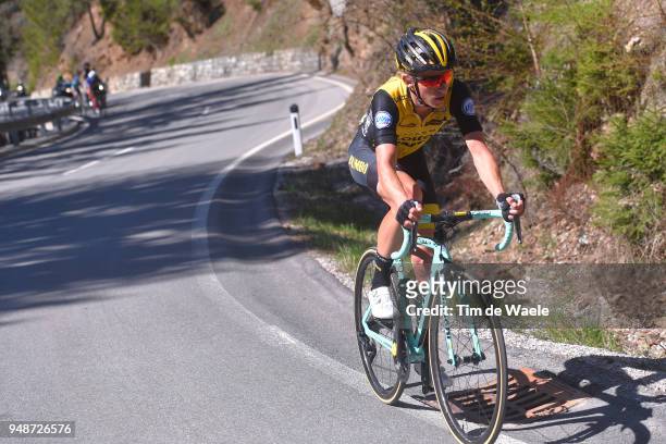 Koen Bouwman of The Netherlands and Team LottoNL - Jumbo / during the 42nd Tour of the Alps 2018, Stage 4 a 134,4km stage from Chiusa/Klausen to...