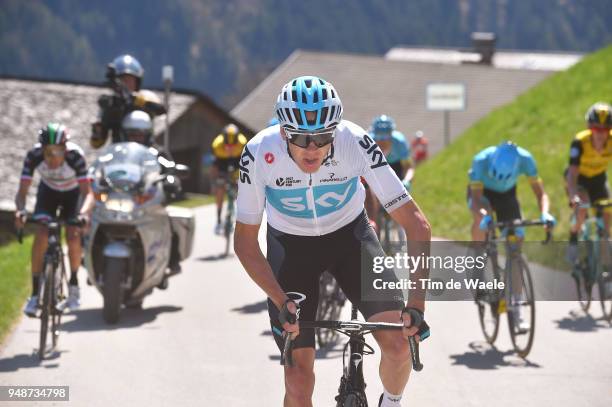 Christopher Froome of Great Britain and Team Sky / during the 42nd Tour of the Alps 2018, Stage 4 a 134,4 stage from Chiusa/Klausen to Lienz on April...