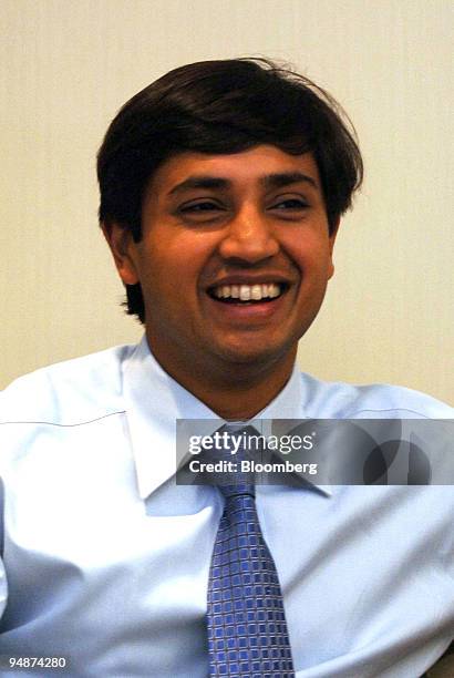 Mittal Steel Co. President and CFO Aditya Mittal speaks during an interview with Bloomberg News at the International Iron and Steel Institute in...