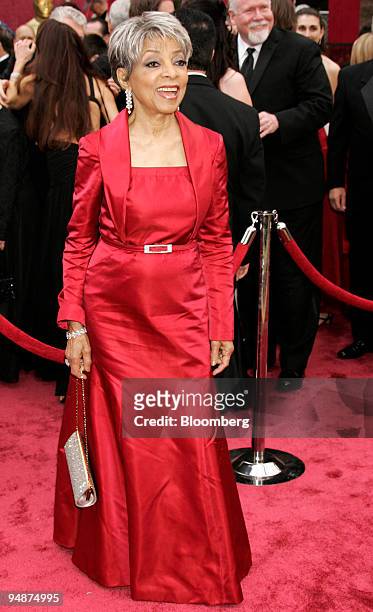 Actress Ruby Dee arrives for the 80th Academy Awards in Los Angeles, California, U.S., on Sunday, Feb. 24, 2008. The Oscars may turn into Bloody...