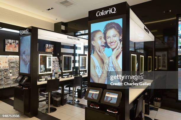 Atmosphere of the new Sephora Universal City Walk store on April 19, 2018 in Universal City, California.