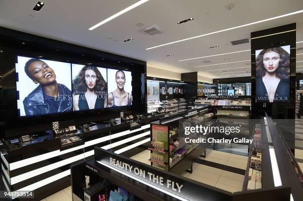 Atmosphere of the new Sephora Universal City Walk store on April 19, 2018 in Universal City, California.