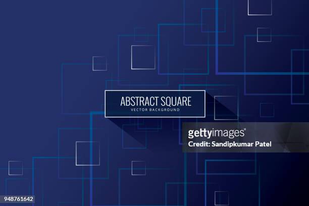 vector seamless pattern - square composition stock illustrations