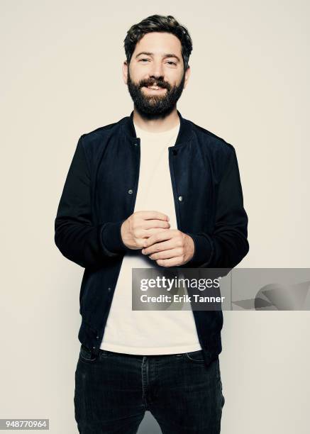 Director Murray Cummings of the film Songwriter poses for a portrait during the 2018 Tribeca Film Festival at Spring Studio on April 19, 2018 in New...