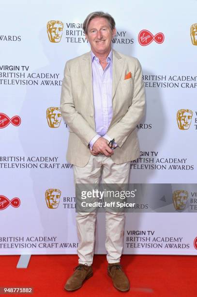 Actor Adrian Dunbar attends the Virgin TV BAFTA nominees' party at Mondrian London on April 19, 2018 in London, England.