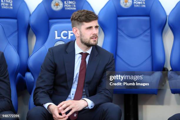 Jack Stephens of Southampton ahead of the Premier League match between Leicester City and Southampton at King Power Stadium, on April 19th, 2018 in...