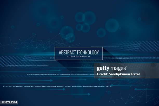 vector illustration gear wheel on circuit board - cogs background stock illustrations