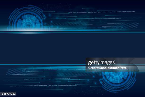 abstract technology background for internet of things - science and technology stock illustrations