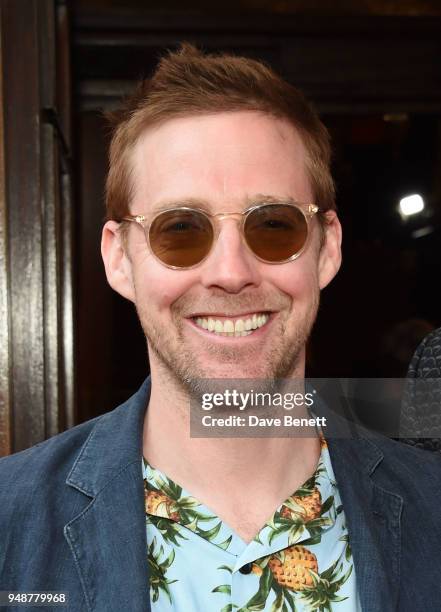 Ricky Wilson arrives for the Gala Night performance of "Bat Out Of Hell The Musical" at the Dominion Theatre on April 19, 2018 in London, England.