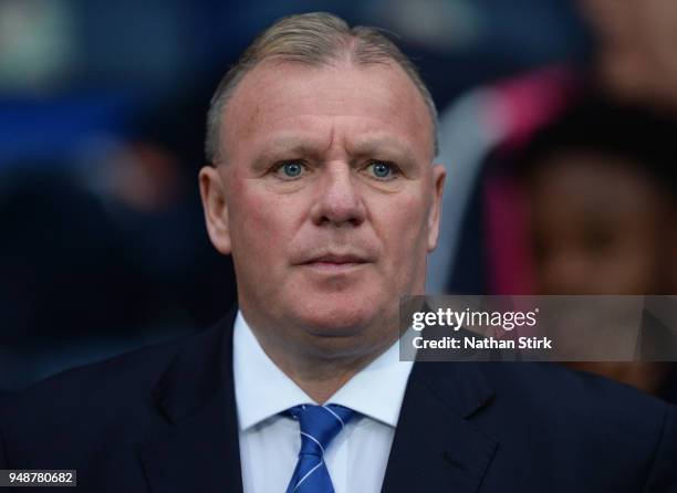 Steve Evans manager of Peterborough United looks on during the Sky Bet League One match between Blackburn Rovers and Peterborough United at Ewood...