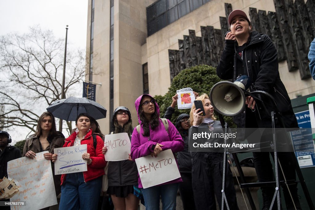 Pace University Students Stage Walk Out Protest Against Sexual Violence On Campus