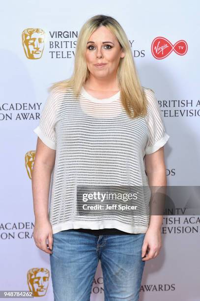 Comedian Roisin Conaty attends the Virgin TV BAFTA nominees' party at Mondrian London on April 19, 2018 in London, England.
