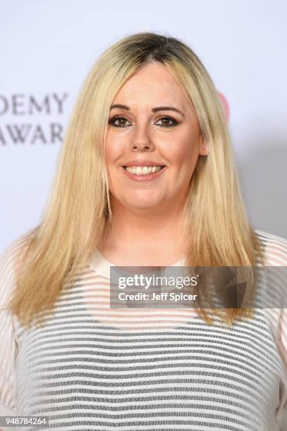 Comedian Roisin Conaty attends the Virgin TV BAFTA nominees' party at Mondrian London on April 19, 2018 in London, England.