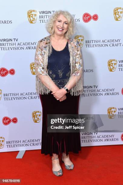 Anne Morrison attends the Virgin TV BAFTA nominees' party at Mondrian London on April 19, 2018 in London, England.