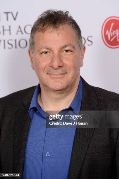 Jed Mercurio attends the Virgin TV BAFTA nominees' party at Mondrian London on April 19, 2018 in London, England.