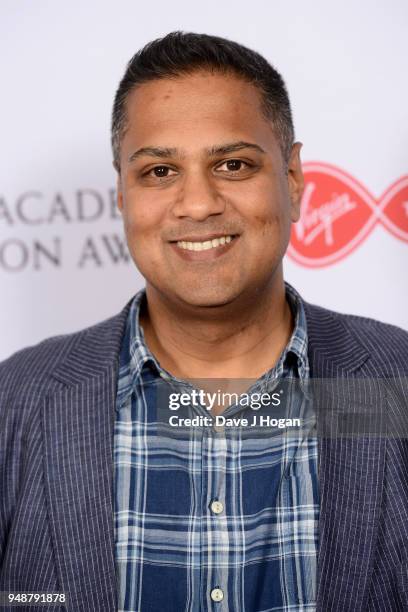 Chair of TV Committee, Krishnendu Majumdar attends the Virgin TV BAFTA nominees' party at Mondrian London on April 19, 2018 in London, England.