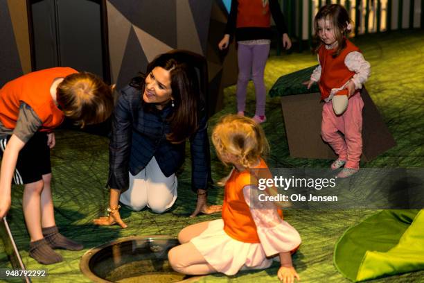 Crown Princess Mary Of Denmark Opens Science Center For Toddlers At..., News Photo