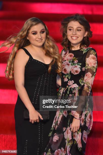 Fernanda Castro and Regina Castro pose prior the Dolce & Gabbana Alta Moda and Alta Sartoria collections fashion show at Soumaya Museum on April 18,...