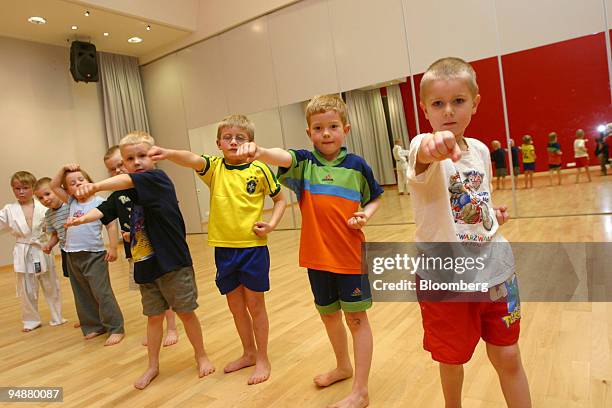 Young boys practice karate in Hafnafjordur, Iceland in 2003. Merck & Co., the drugmaker that had four medicines fail in advanced tests last year,...