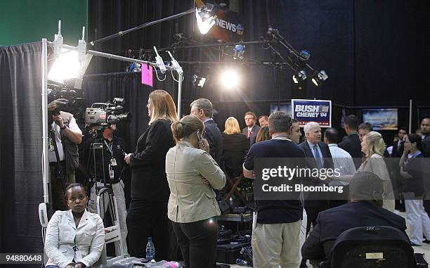 Spin Alley, the area the media center where the candidate's spokespersons praise their candidate's performance, churns after the first presidential...