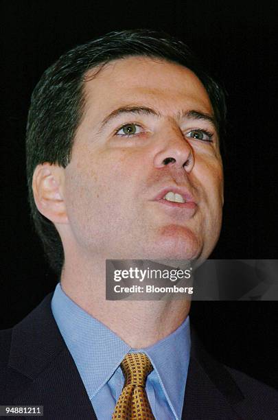 Deputy Attorney General James B. Comey, speaks during the morning sesion of the Americas Conference in Coral Gables, Florida, Thursday, September 30,...