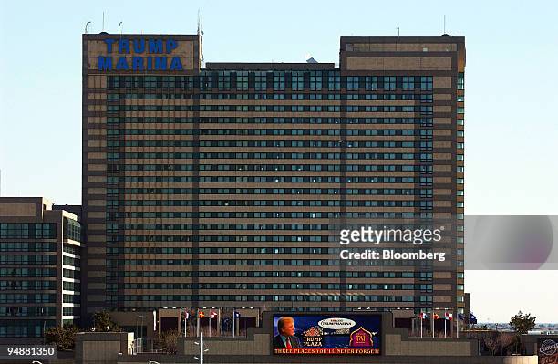 The Trump Marina casino in Atlantic City, New Jersey, is pictured on Saturday, February 28, 2004. The eight-month-old Borgata, with a...