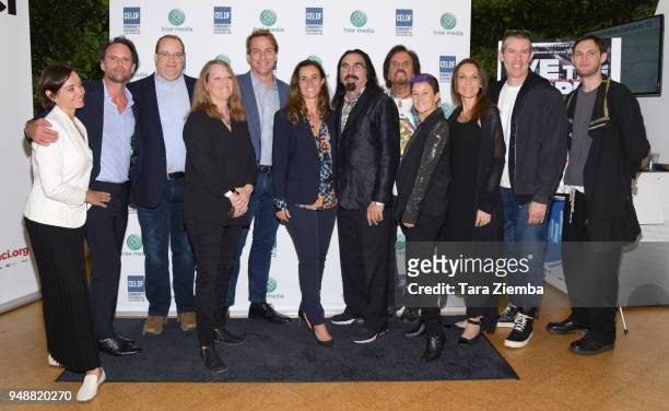 Nadia Conners, Walton Goggins, Thomas Linzey, Mathew Schmid, Leila Conners, George DiCaprio, Francesco Lupica, Eric Avery and Josh Klinghoffer attend...