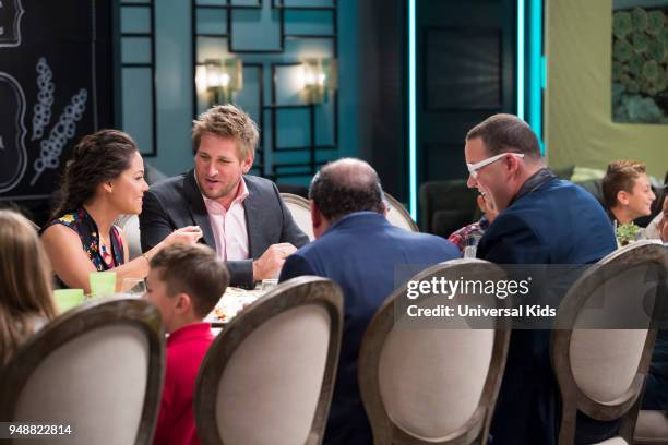 Episode 109 -- Pictured: Host Vanessa Lachey, Head Judge Curtis Stone, Guest Judge Graham Elliot --