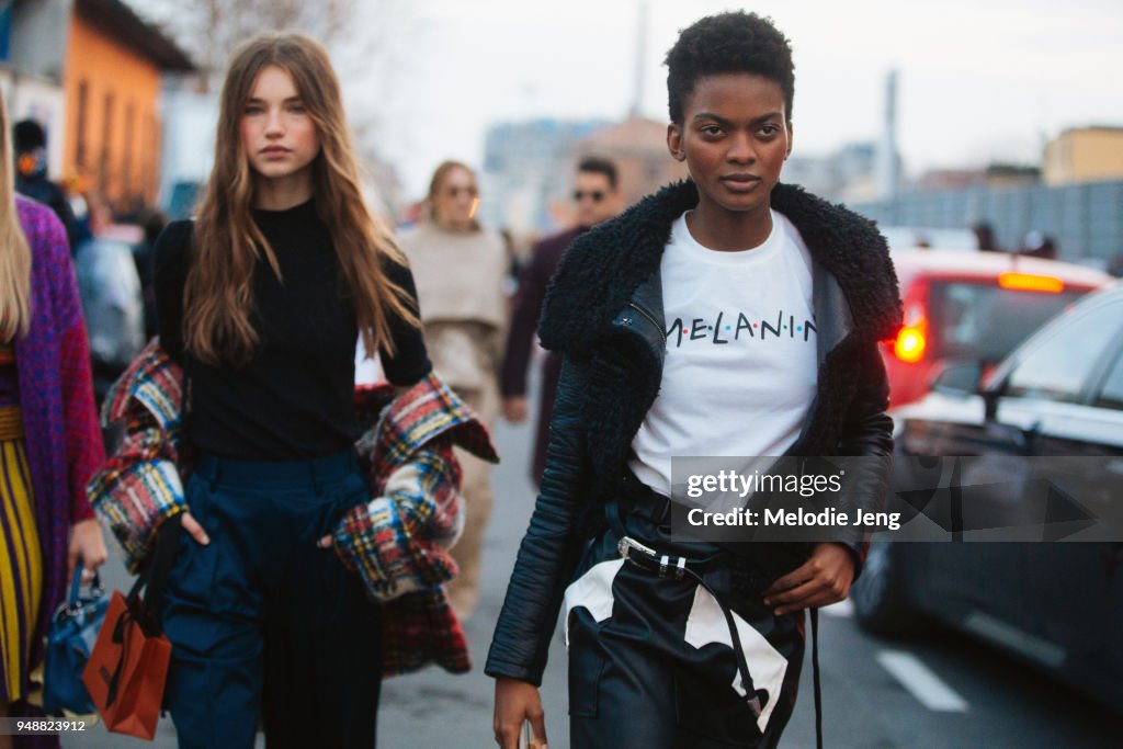 Street Style: February 24 - Milan Fashion Week Fall/Winter 2018/19