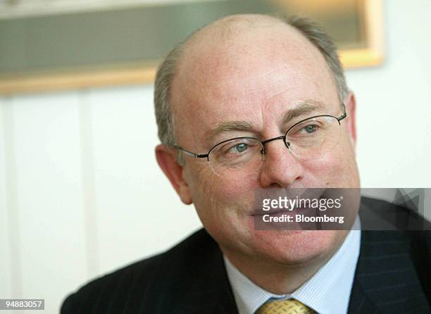 Malcolm D. Knight, managing director of the Bank of International Settlement pauses during an interview in Basel, Switzerland, Wednesday, February...