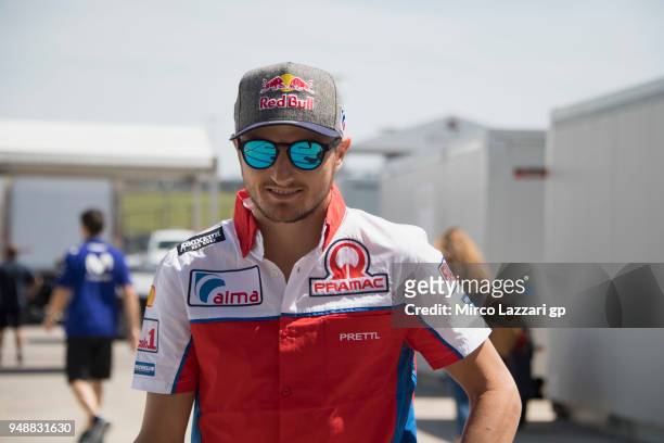 Jack Miller of Australia and Pramac Racing walks in paddock during the MotoGp Red Bull U.S. Grand Prix of The Americas - Previews at Circuit of The...