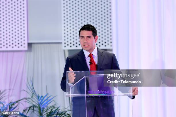 Telemundo Center Opening 2018 -- Pictured: Cesar Conde, Chairman, NBCUniversal International Group and NBCUniversal Telemundo Enterprises on April 9,...