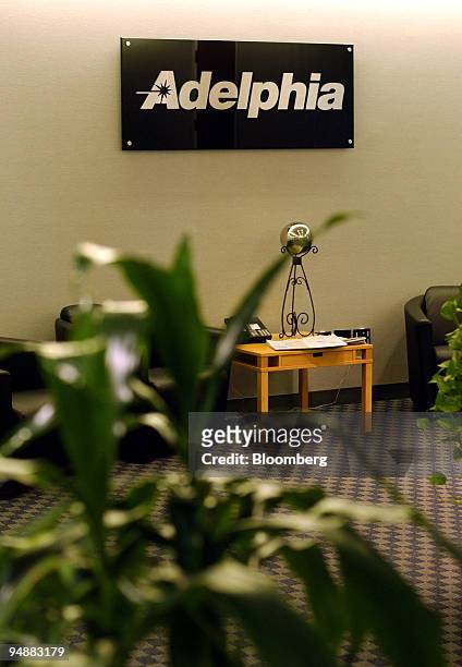 The lobby of Adelphia Communications Corp. Headquarters is seen in Greenwood Village, Colorado, February 25, 2004. Adelphia Communications Corp.,...