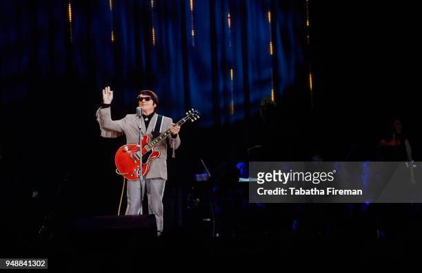 In Dreams" - Roy Orbison in Concert during The Hologram UK Tour at Eventim Apollo on April 19, 2018 in London, England.