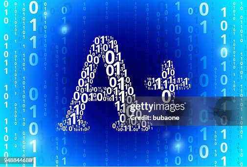 Grade A+ Binary Code Blue Vector Pattern Background Grade A+ Binary Code Blue Vector Pattern Background