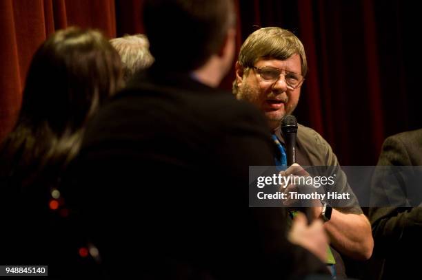 Astrophysicist Brand Fortner attends the 2018 Roger Ebert Film Festival at Virginia Theatre on April 19, 2018 in Champaign, Illinois.