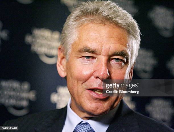 Peter Brabeck-Letmathe, chairman of Nestle SA, speaks during an interview at the World Economic Forum on East Asia, in Kuala Lumpur, Malaysia, on...