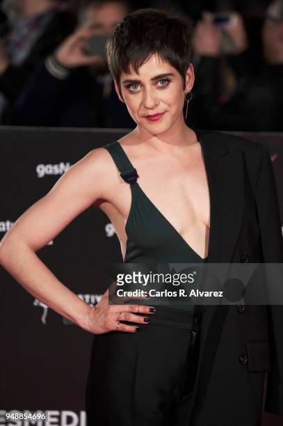 Actress Maria Leon attends 'Sin Fin' premiere during the 21th Malaga Film Festival at the Cervantes Theater on April 19, 2018 in Malaga, Spain.