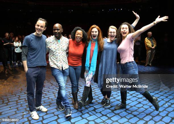 Broadway debuts: Harry Hadden-Paton, Christopher Faison, JoAnna Rhinehart, Kate Marilley, Kerstin Anderson and Shereen Ahmed during the Broadway...