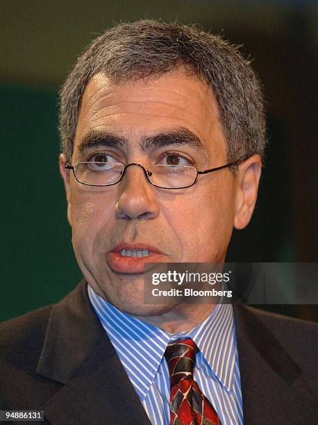 Michael Golden, publisher of the International Herald Tribune speaks at the Oil and Money conference in central London, Tuesday September 20, 2005.
