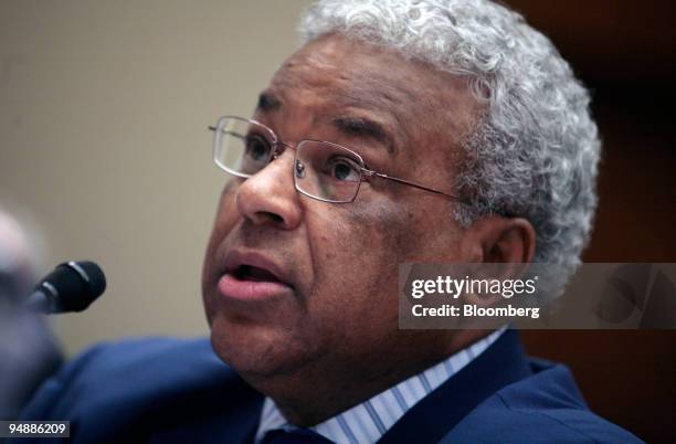 William Hunter, executive director of the National Basketball Players Association, speaks during a hearing before the House Commerce, Trade and...