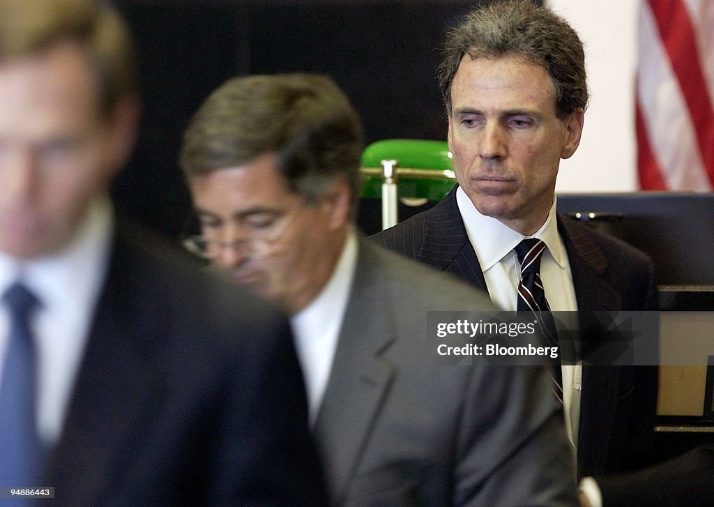 Morgan Stanley lead attorney Mark Hansen follows opposing co